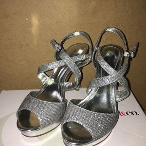 Style & co Silver High Heels